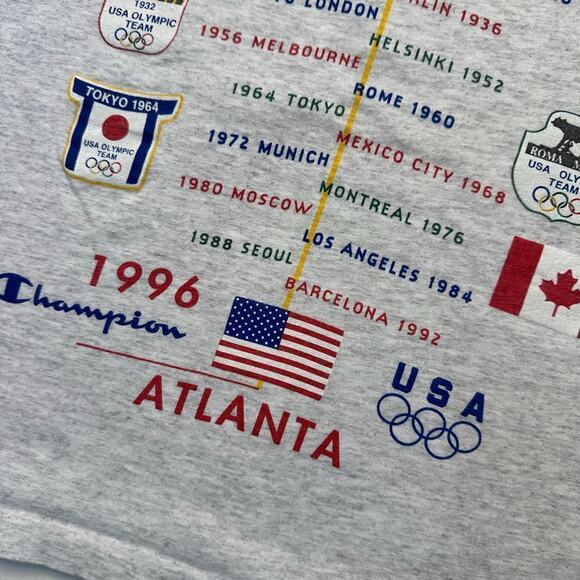 Vintage 1990’s Champion Atlanta Olympics Tee - Picture 4 of 7
